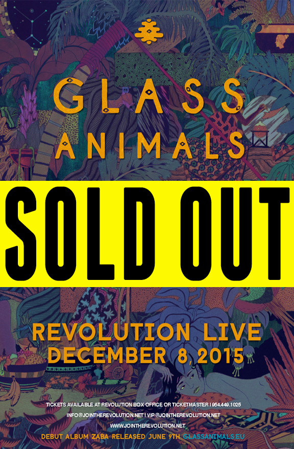 Glass Animals at Revolution Live on December 8th, 2015