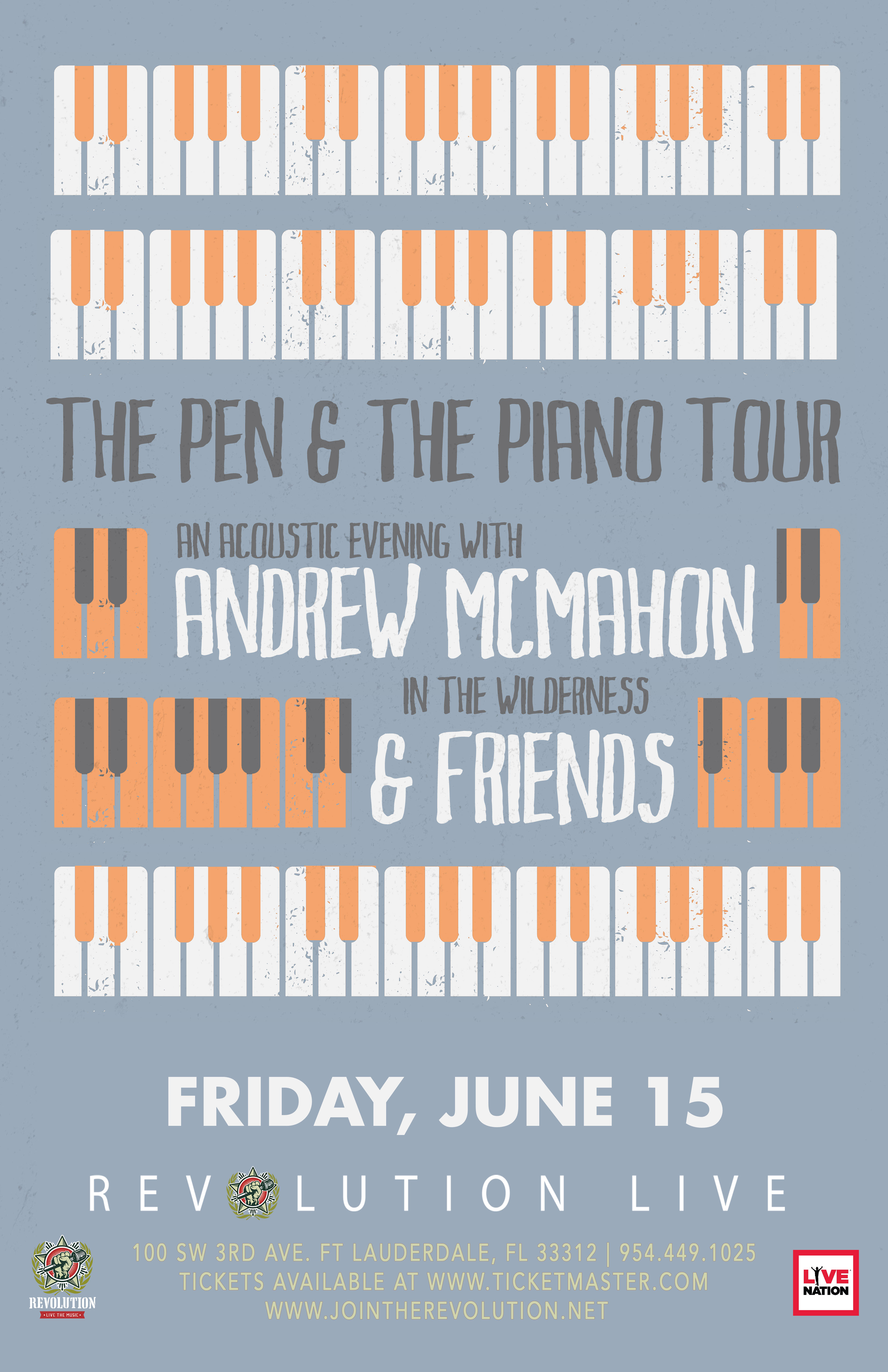 An Acoustic Evening with Andrew McMahon in the Wilderness & Friends