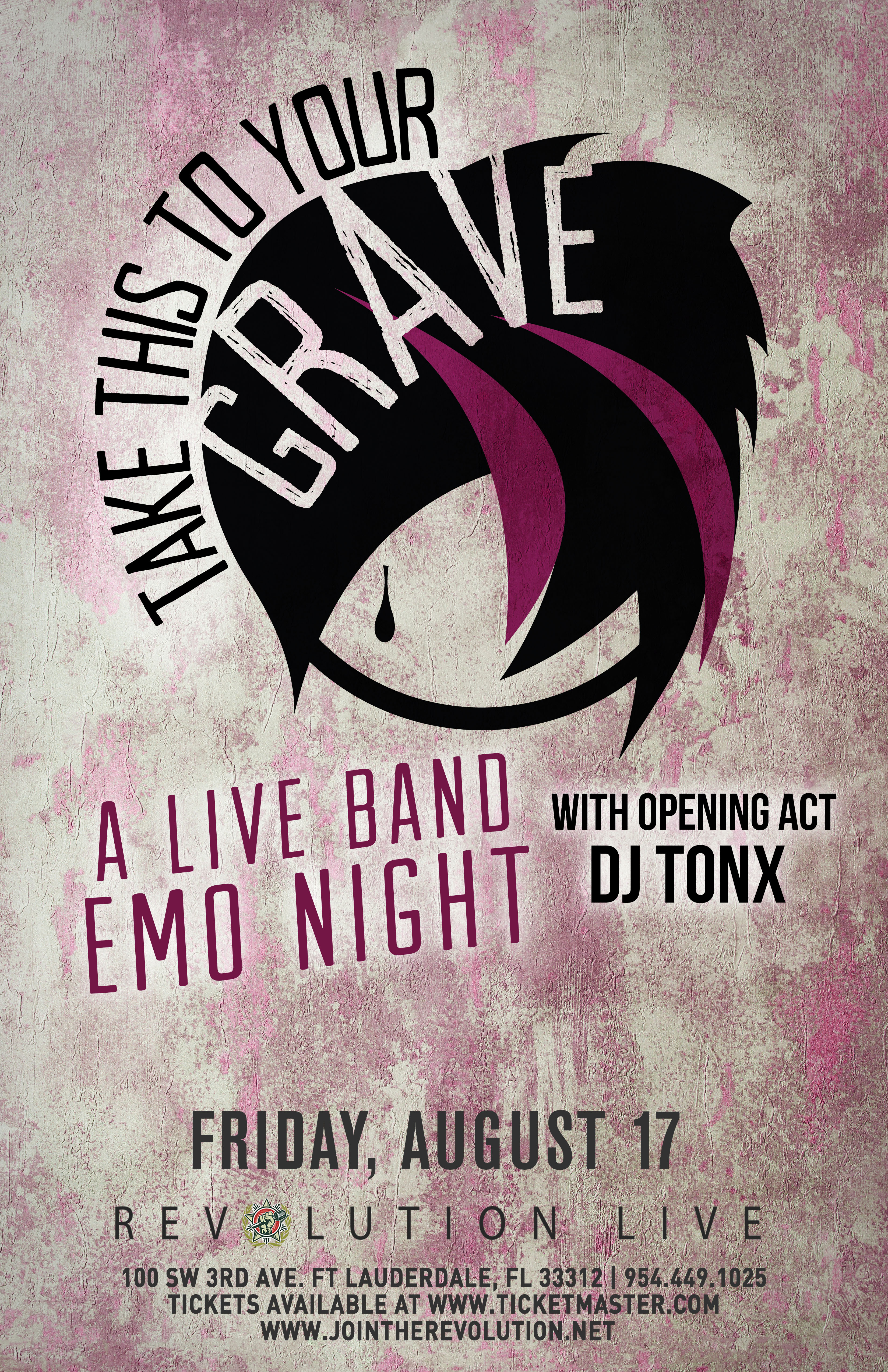 Take This To Your Grave: A Live Band Emo Night
