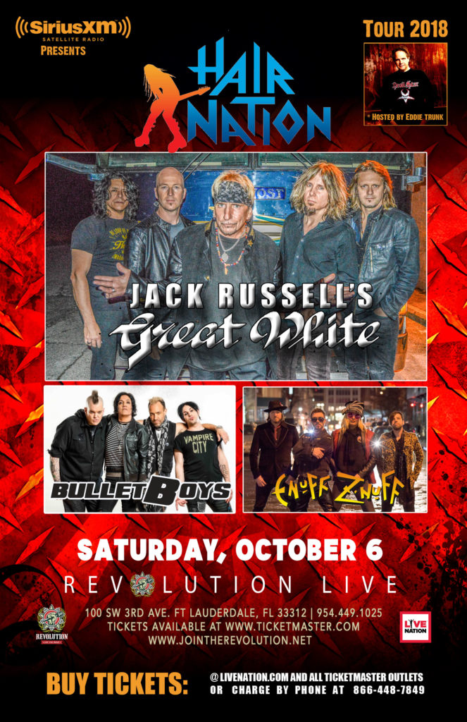 SiriusXM Hair Nation Tour 2018 Revolution Live