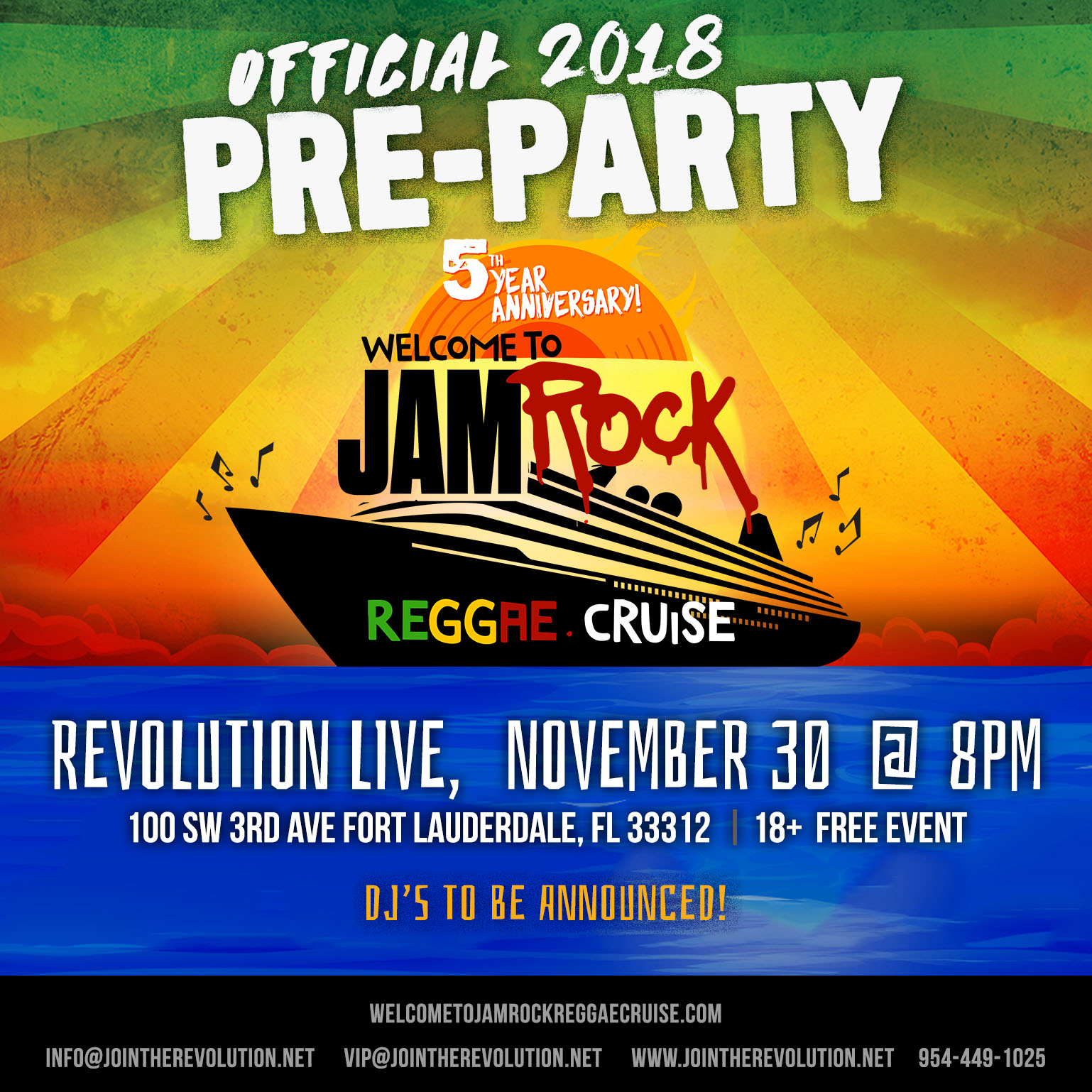 JamRock Cruise Pre-Party