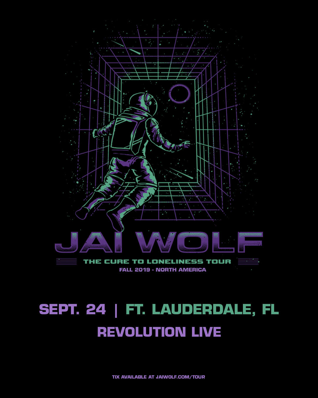 SOCIAL POSTER JAI WOLF Revolution Live
