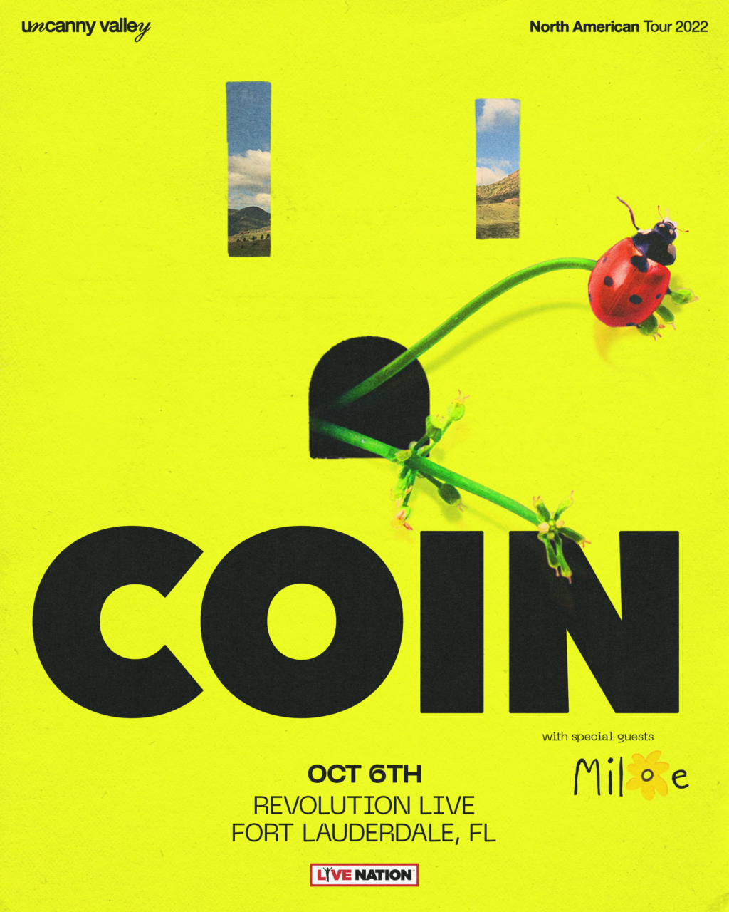 COIN: Uncanny Valley Tour - Revolution Live