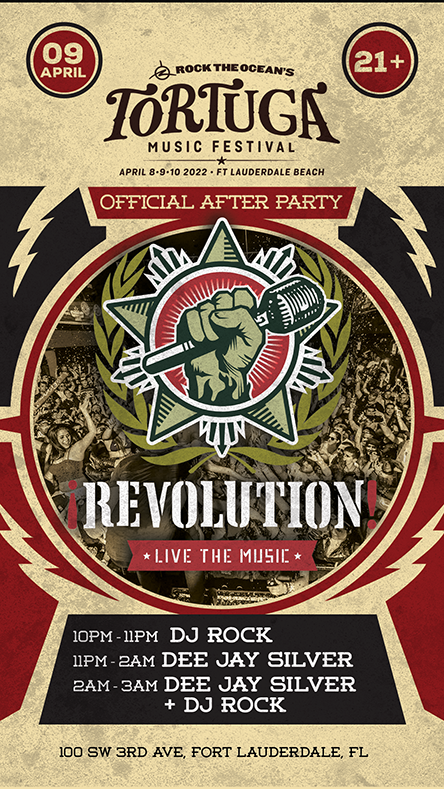 Official Tortuga After-Party at Revolution Live