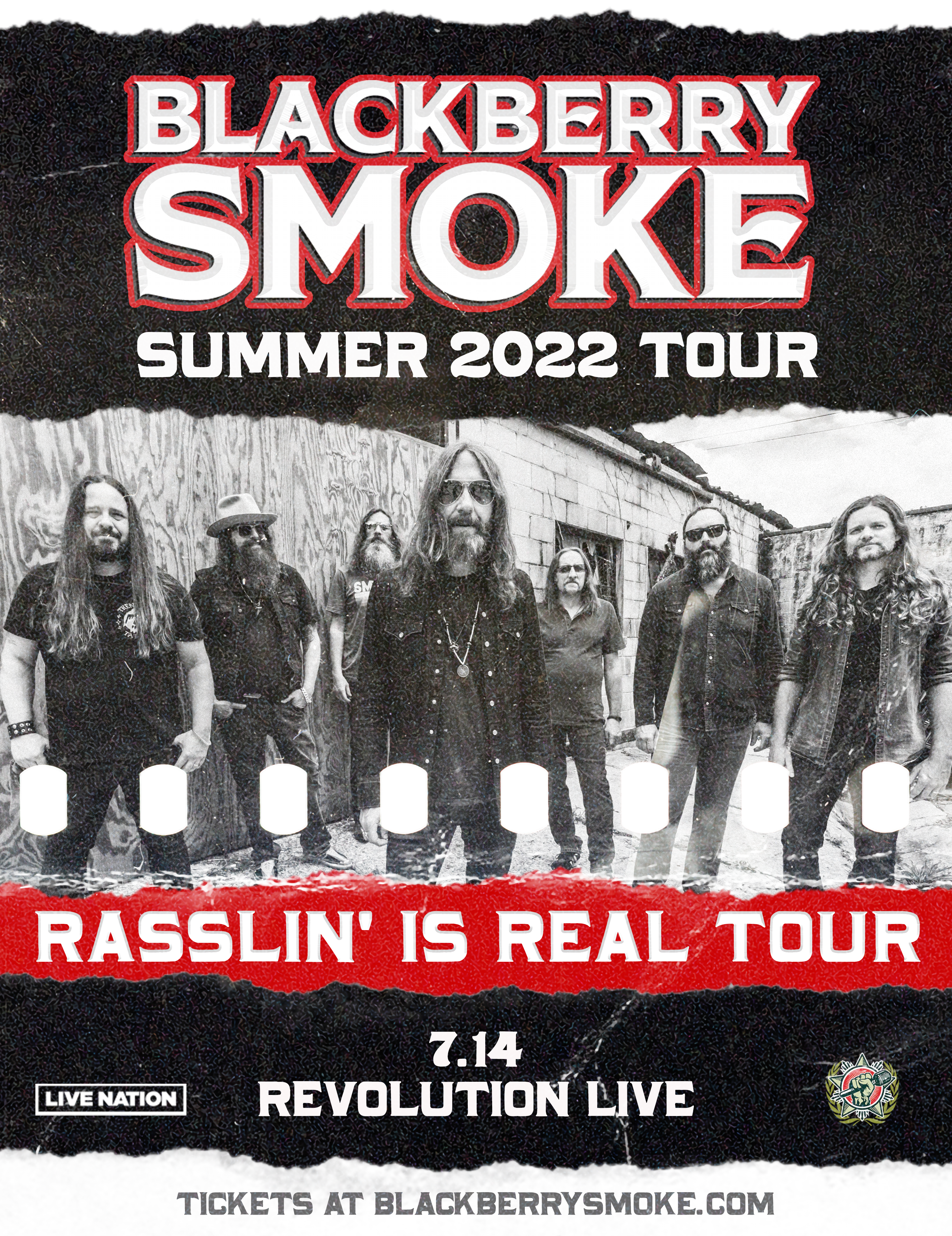 Blackberry Smoke Summer ‘22 Tour: Rasslin' Is Real