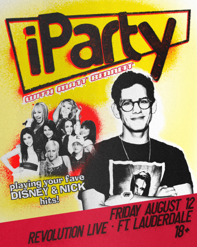 iParty w DJ Matt Bennett – Playing all your favorite Disney and Nick Hits -  Revolution Live