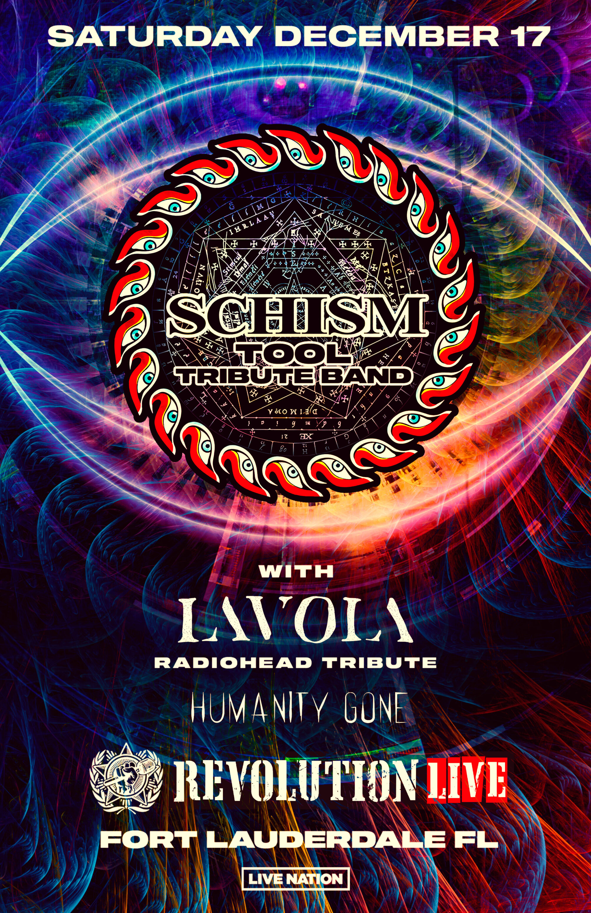 Schism - Tool Tribute Band with Lavola – Radiohead Tribute and Humanity Gone