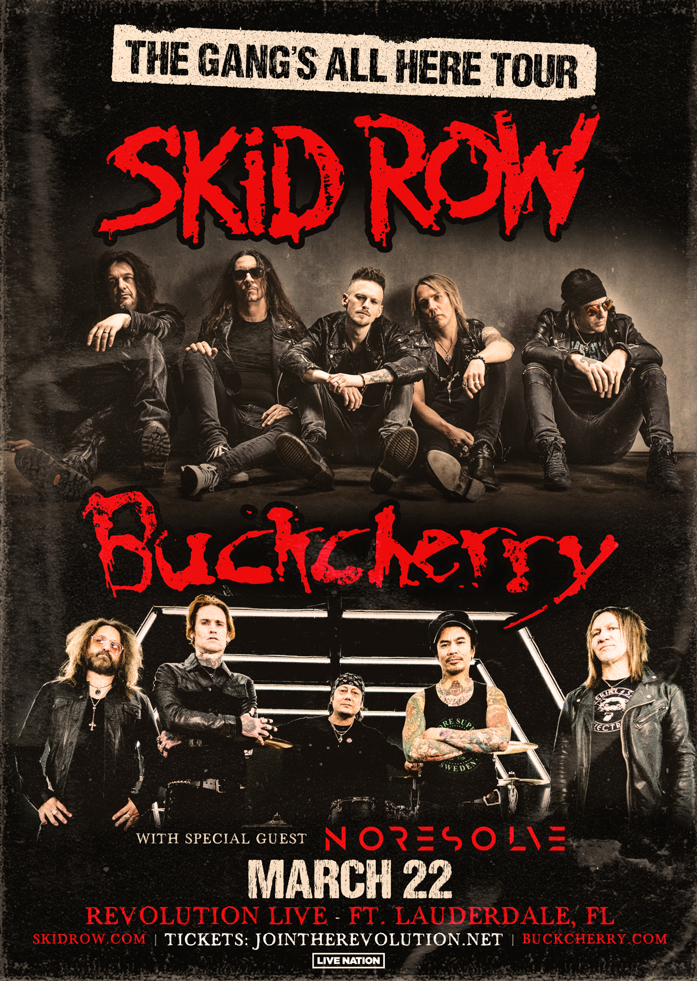 The Gangs All Here Tour with Skid Row and Buckcherry picture