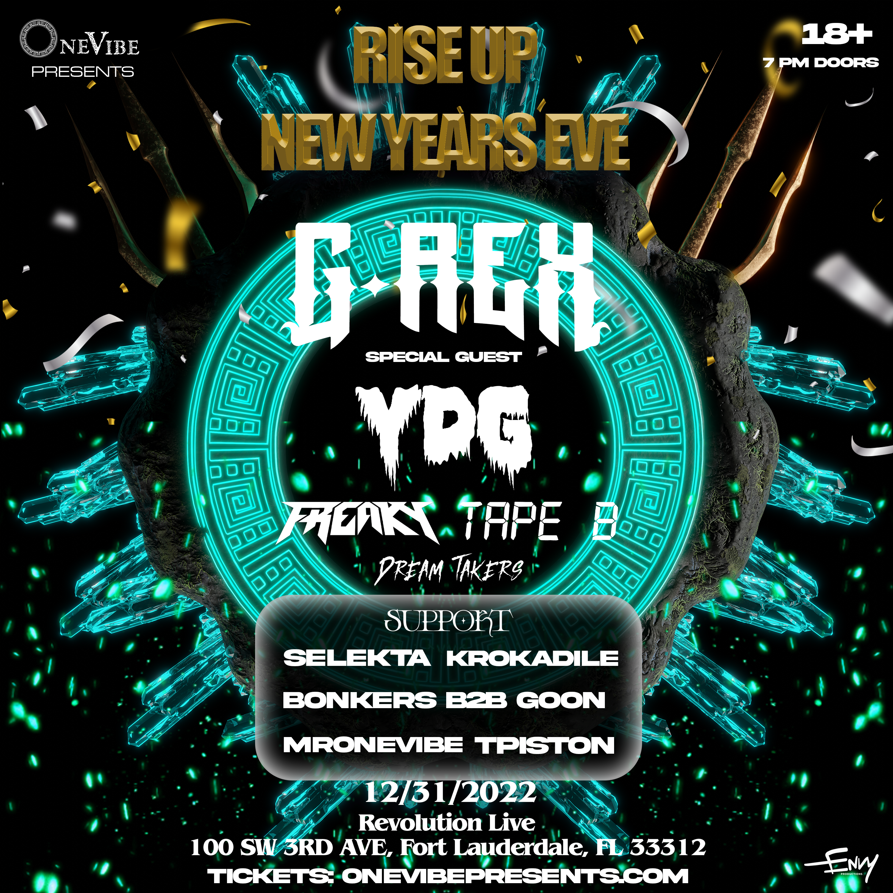 OneVibe Presents: RISE UP – NEW YEARS EVE