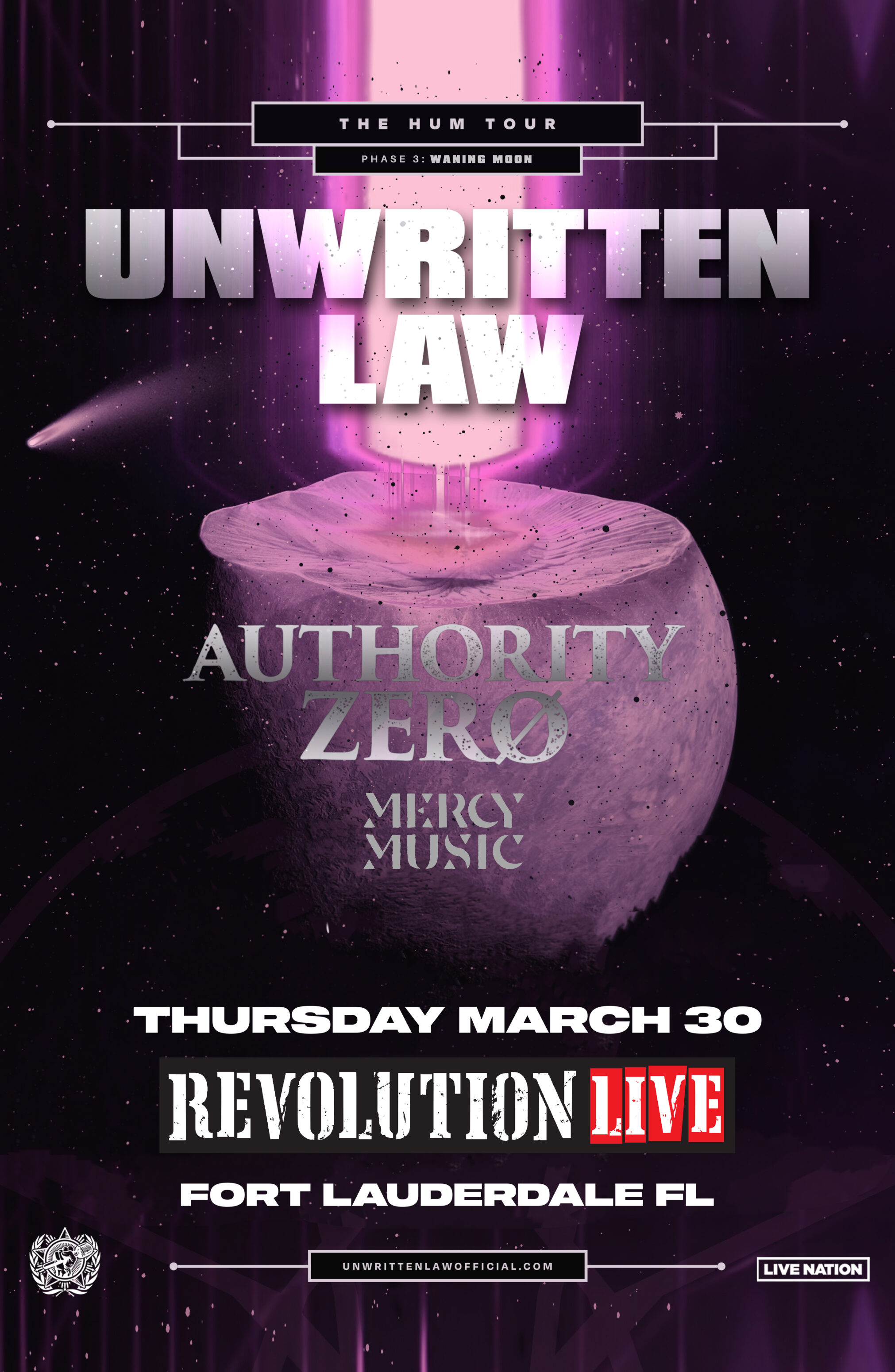 Unwritten Law w/ Authority Zero & Mercy Music