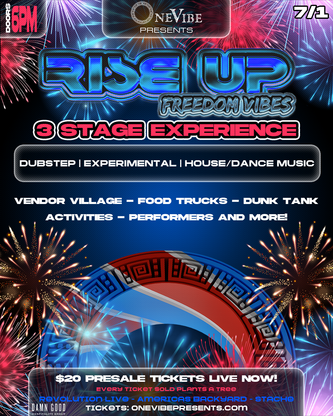 OneVibe Presents RISE UP - FREEDOM VIBES