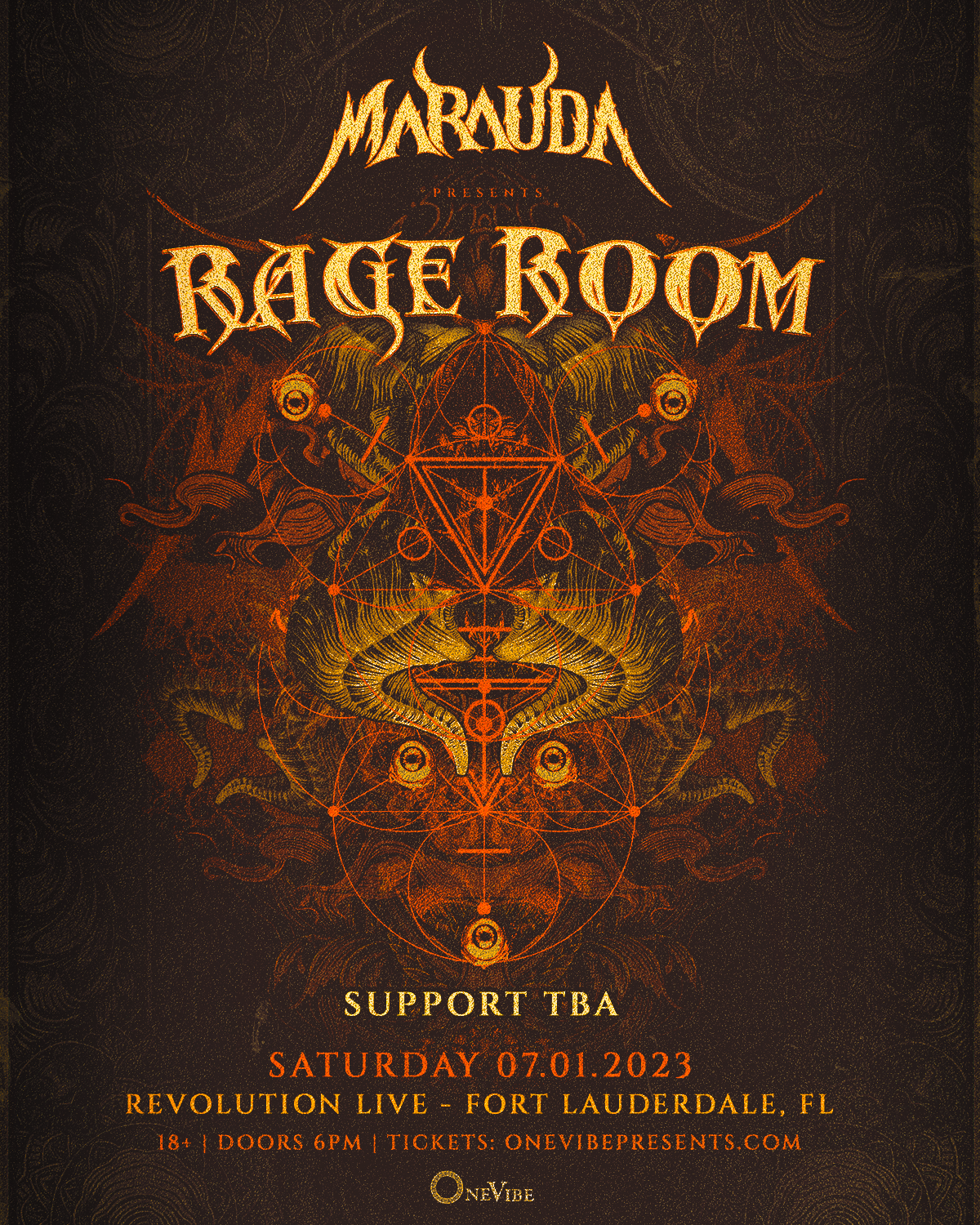 OneVibe Presents MARAUDA RAGE ROOM TOUR