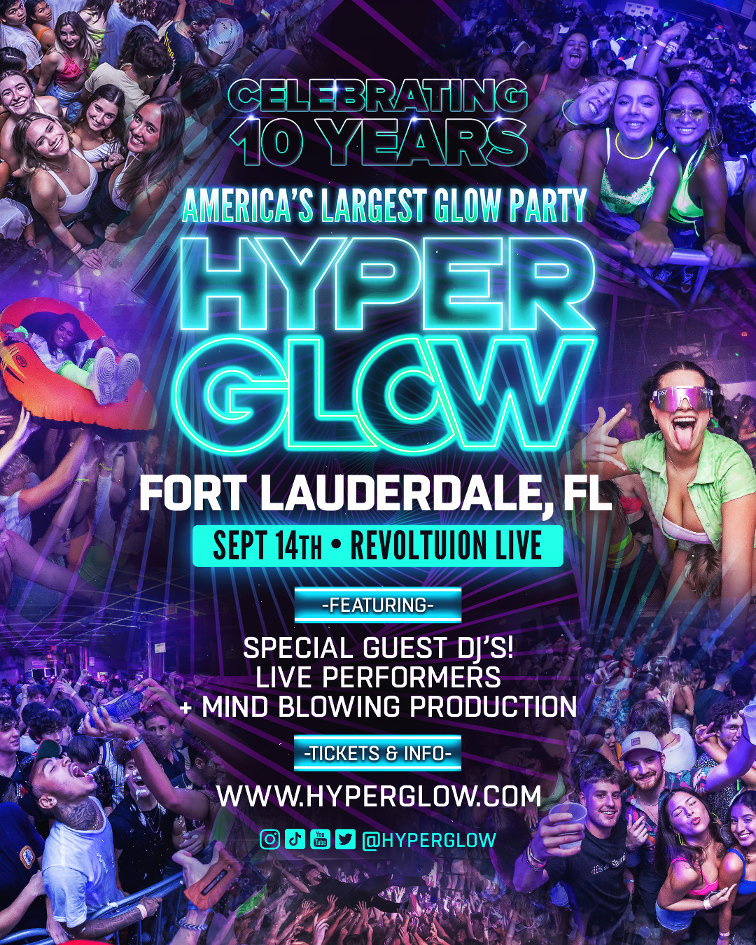 HYPERGLOW "America’s Largest Glow Party" - 10 Year Anniversary!