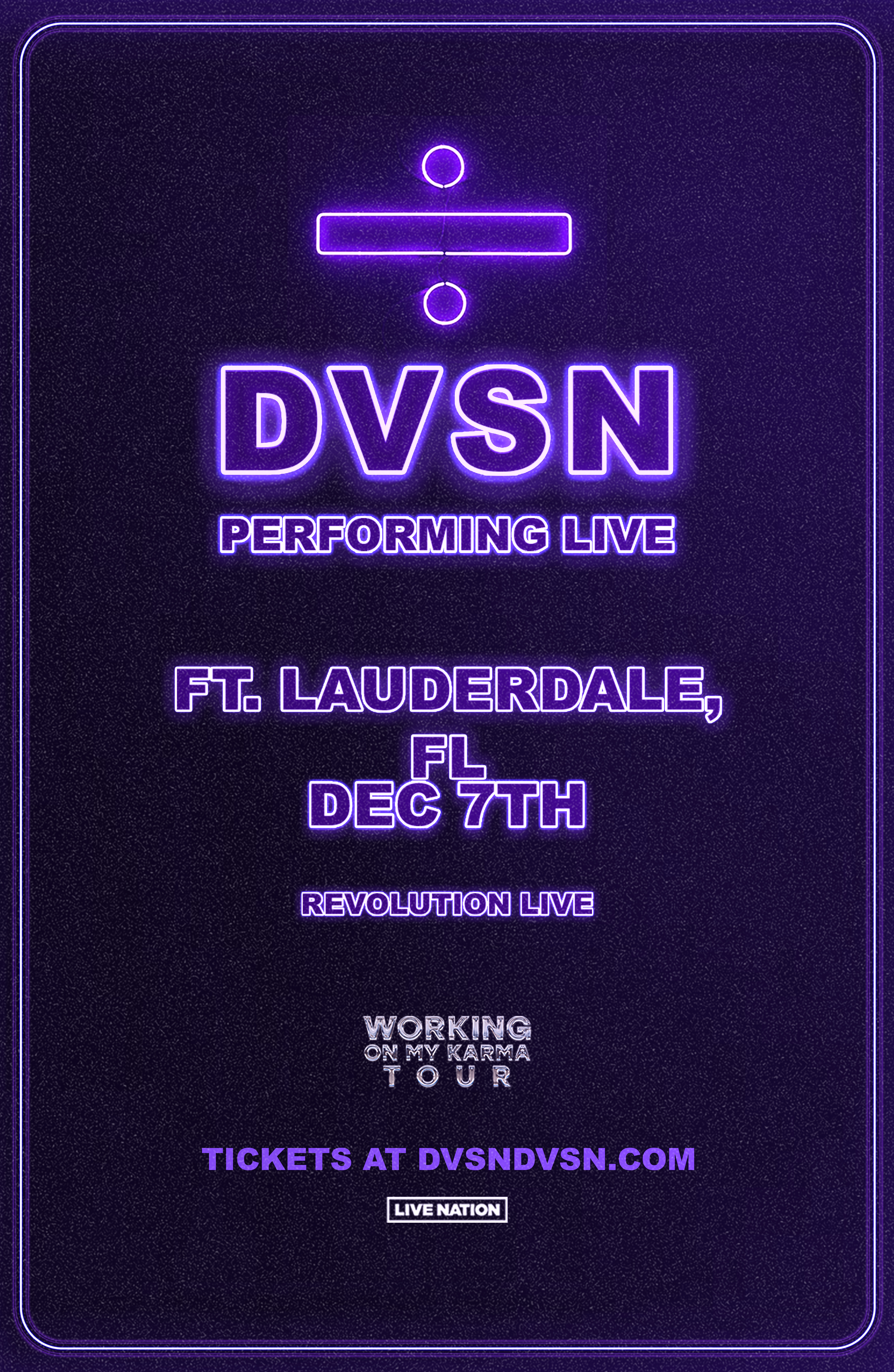 dvsn - Working On My Karma Tour