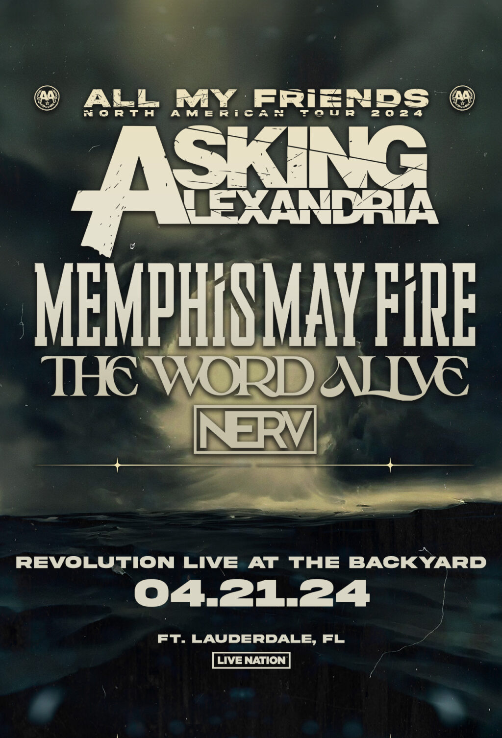 Asking Alexandria All My Friends North American Tour 2024 Revolution