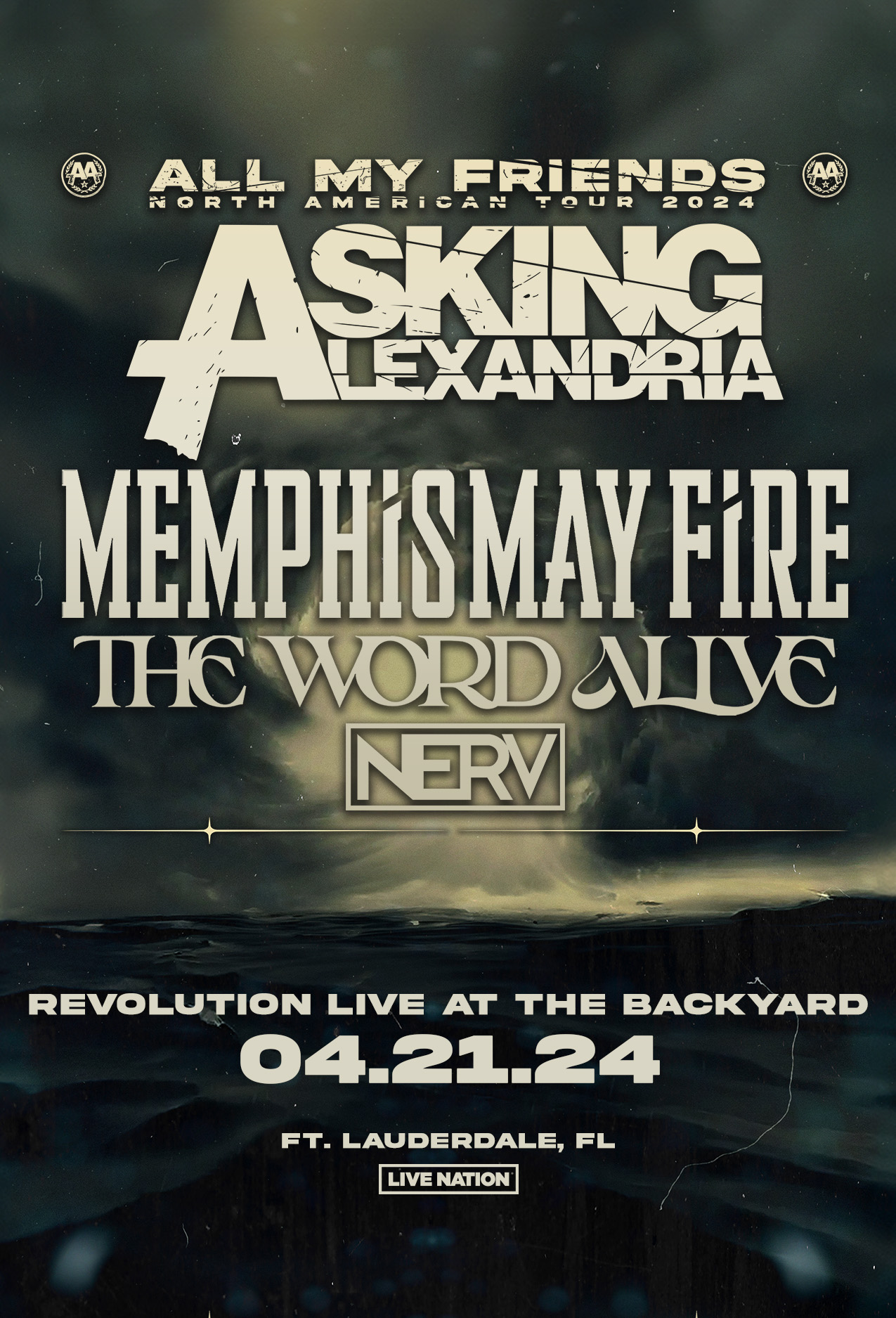 Asking Alexandria: All My Friends North American Tour 2024