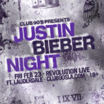 Club 90s Presents: Justin Bieber Night