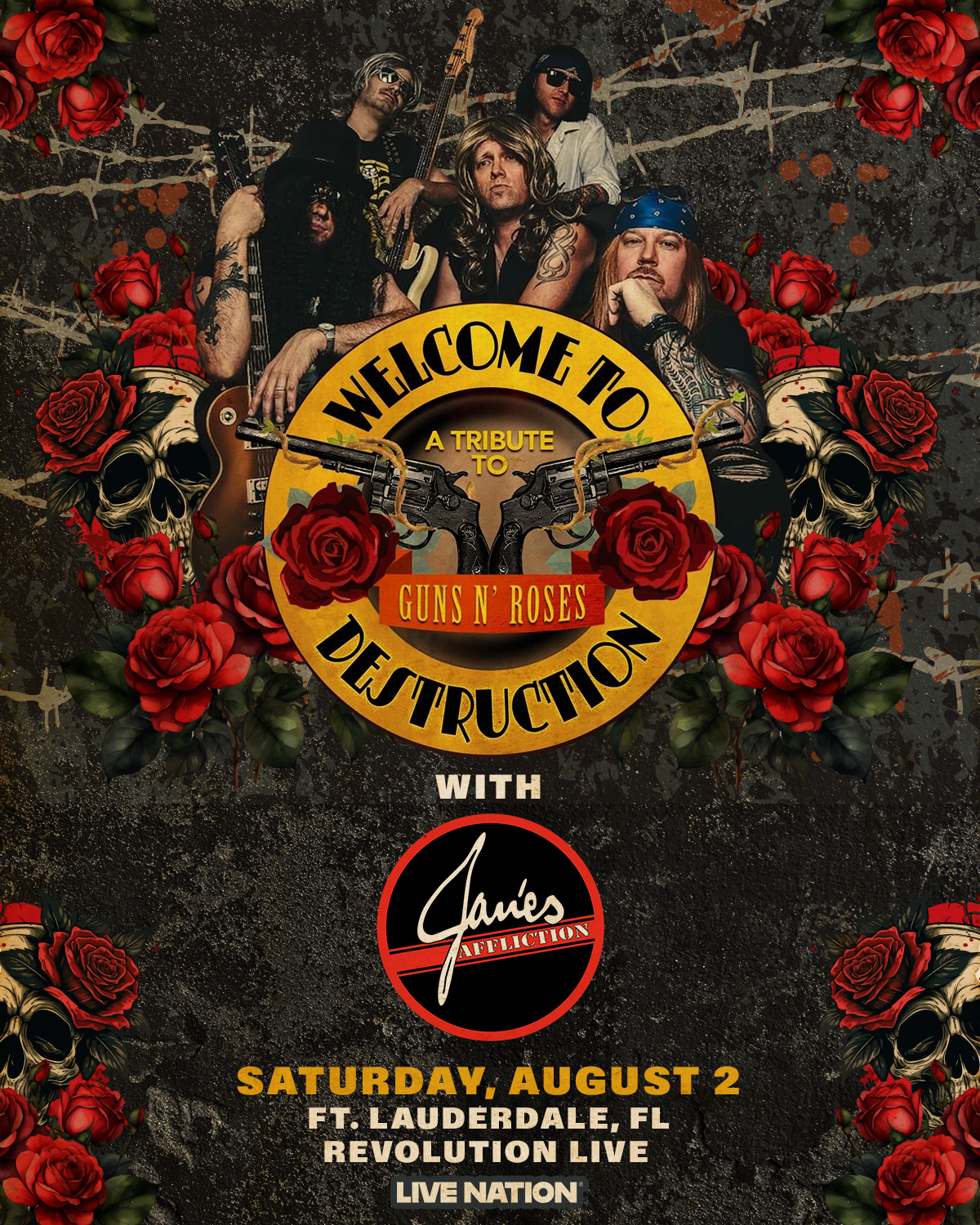 Welcome to Destruction - Tribute to Guns N Roses w/ Jane's Affliction