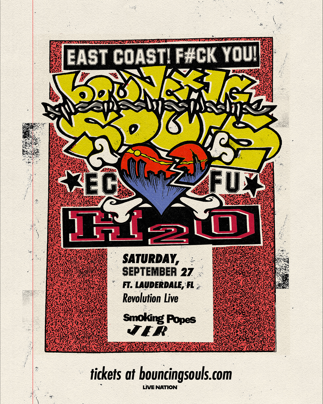 THE BOUNCING SOULS EAST COAST! F#CK YOU! TOUR
