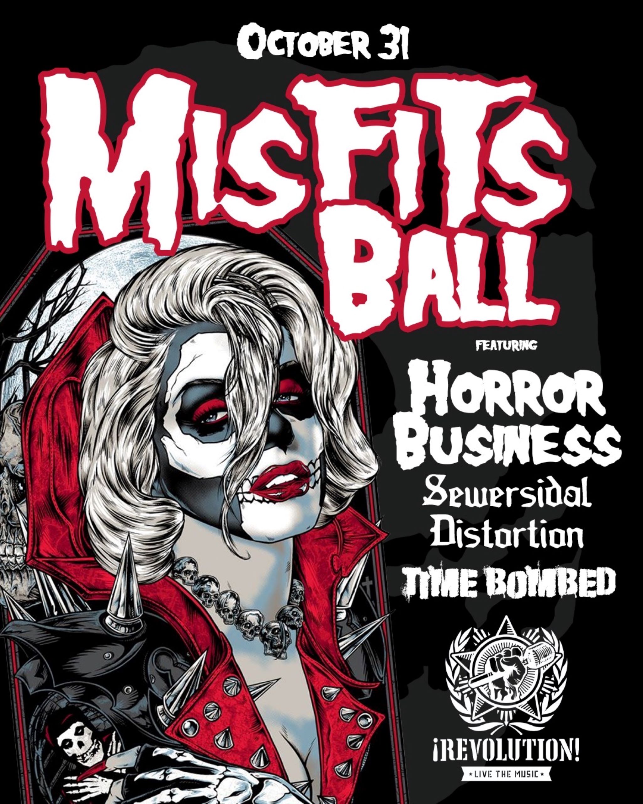 Misfits Ball feat Horror Business, Sewercidal Distortion & Time Bombed
