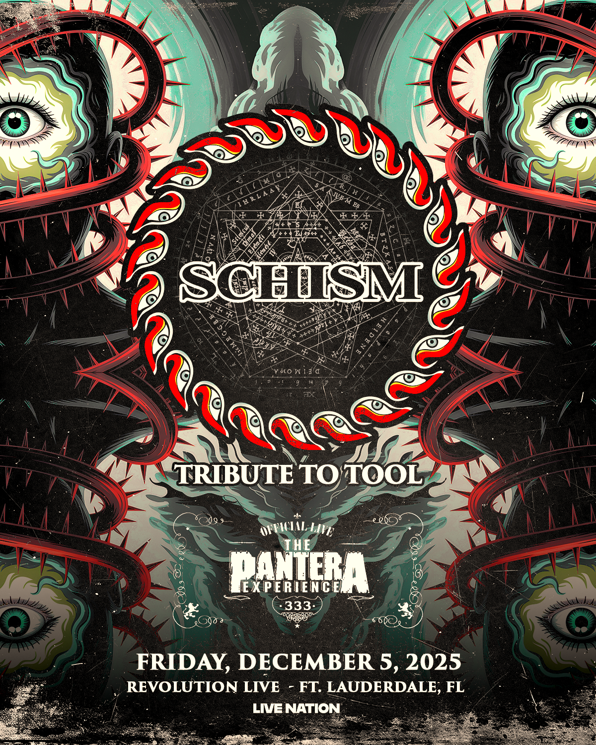 Schism: Tool Tribute Band with The Pantera Experience