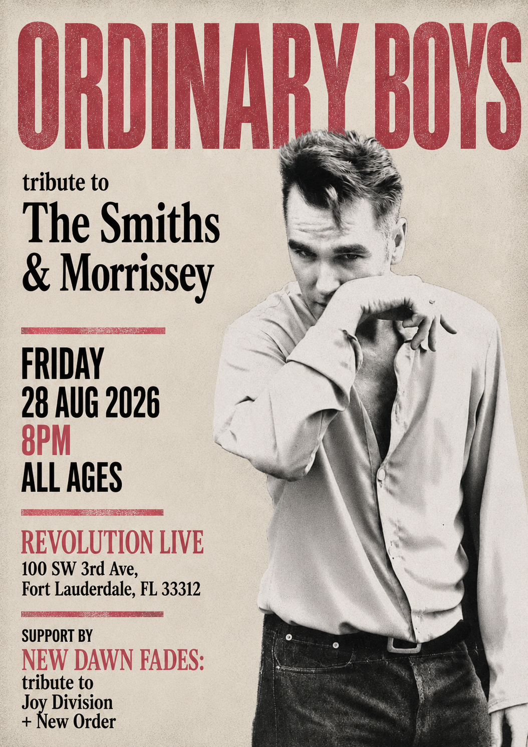 Ordinary Boys: Tribute to The Smiths & Morrissey