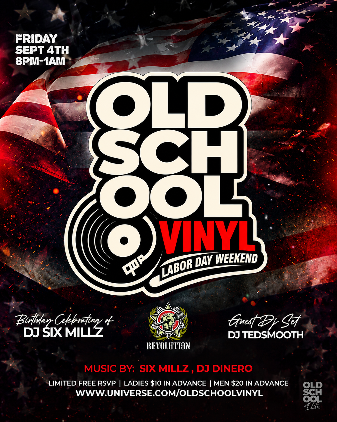 Old School Vinyl Labor Day Weekend