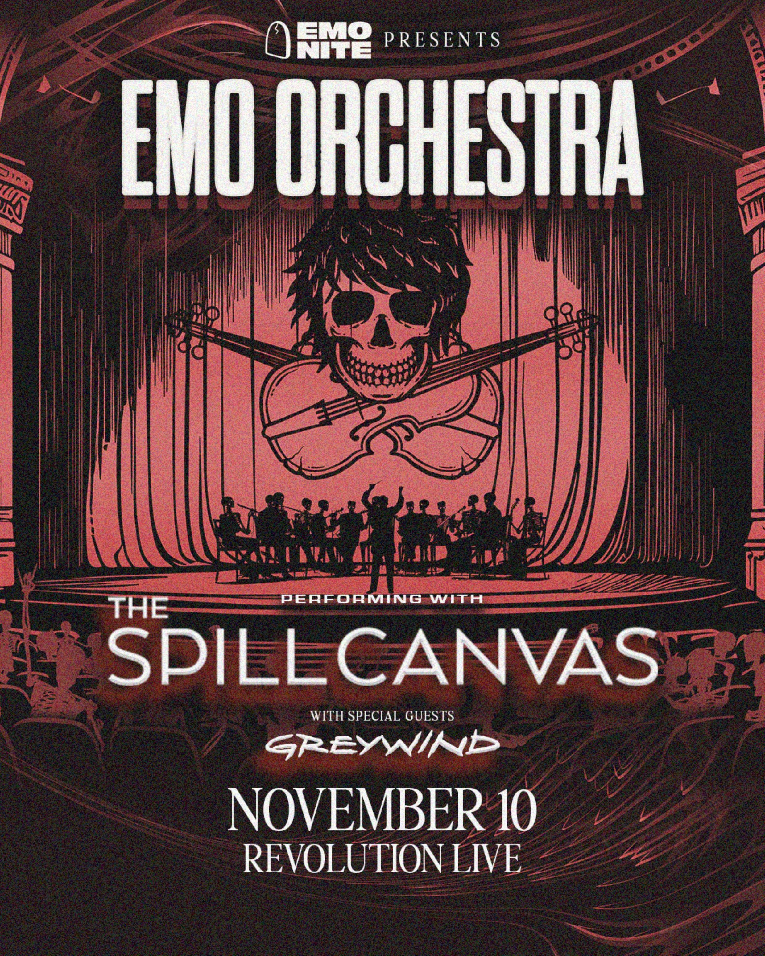 Emo Orchestra with The Spill Canvas - An Evening of Emo